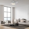 Leuchten Direkt ventilateur de plafond KOPTA LED, blanc réglable 3000-6000 Kelvin