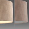 Leuchten Direkt Plafonnier DURO scandinave à abat-jour cylindrique en tissu beige côtelé