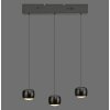 Leuchten Direkt Suspension LED moderne BALLINI, hauteur réglable, 3000 Kelvin blanc chaud