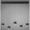 Leuchten Direkt Suspension LED BALLINI, réglable en hauteur, 3000 Kelvin chaud