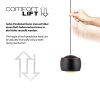 Leuchten Direkt Suspension LED BALLINI, réglable en hauteur, 3000 Kelvin chaud