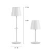 Leuchten Direkt, lampe à poser LED BOTERIA réglable, IP54, blanc chaud, 3000 Kelvin