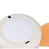 Reality Ventilateur de plafond LED Rena, forme d’avion, blanc, dimmable par télécommande