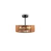 Reality Ventilateur de plafond lumineux Smillum avec télécommande, 3 vitesses