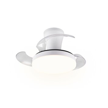 Reality ventilateur de plafond Tampere, pales courbes, LED blanc réglable 2700-6500 Kelvin