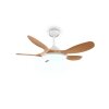 Reality Ventilateur LED Flen, dimmable par télécommande, blanc réglable 2700-6500 Kelvin