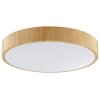 Brilliant Leuchten, plafonnier LED Teranon rond, ton bois clair, 3000 Kelvin blanc chaud