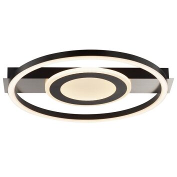 Brilliant Plafonnier LED rond Maureen, cercles concentriques, 3 000 Kelvin blanc chaud
