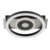 Brilliant Plafonnier rond LED Maureen, cercles noirs, mémoire, 3000 Kelvin blanc chaud