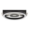 Brilliant Plafonnier rond LED Maureen, cercles noirs, mémoire, 3000 Kelvin blanc chaud