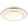 Brilliant, plafonnier Luciano, LED rond et plat, blanc réglable 2700-6500 Kelvin