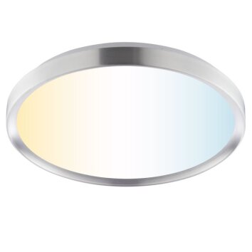 Brilliant Plafonnier LED Fancia, dimmable par télécommande, blanc réglable 3000-6500 Kelvin
