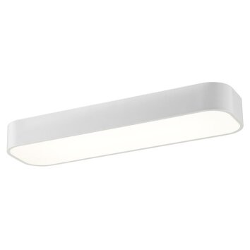 Brilliant Plafonnier LED Corvato rectangulaire, blanc réglable 2700-6500 Kelvin