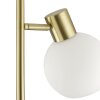 Brilliant Leuchten, lampadaire Cony à bras latéral orientable, abat-jour rond blanc