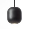 Brilliant Leuchten, suspension linéaire industrielle Jane, 5 abat-jour cylindriques bruns