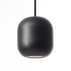 Brilliant Leuchten, suspension linéaire industrielle Jane, 5 abat-jour cylindriques bruns