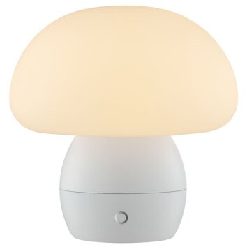 Brilliant Lampe champignon Dupos, de style moderne, LED blanc chaud 2700 Kelvin