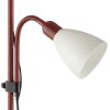 Brilliant lampadaire Spari éclairage vers le haut et liseuse latérale, pour un coin lecture