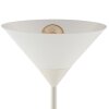 Brilliant lampadaire avec liseuse Spari beige, avec 2 abat-jour coniques