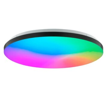 Brilliant Plafonnier LED Livio dimmable par télécommande, blanc réglable 3000-6500 Kelvin