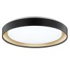 Brilliant plafonnier LED Waldo, dimmable par télécommande, blanc réglable 3000-6500 Kelvin