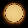 Brilliant Plafonnier LED Solistra, forme ronde, mémoire, blanc, 3000 Kelvin blanc chaud