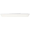 Brilliant Leuchten, plafonnier LED plat rectangulaire Trevis blanc, 4 000 Kelvin blanc neutre