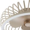 Brilliant Plafonnier LED Capo, blanc réglable 2700-6500 Kelvin, dimmable par télécommande