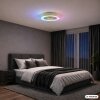 Brilliant plafonnier LED Catania, ventilateur, blanc réglable 2700-6500 Kelvin