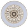 Brilliant plafonnier LED Catania, ventilateur, blanc réglable 2700-6500 Kelvin