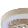 Brilliant plafonnier LED Catania, ventilateur, blanc réglable 2700-6500 Kelvin