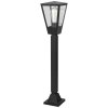 Brilliant borne lumineuse de jardin Westcliff, lanterne moderne trapézoïdale anthracite