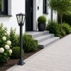 Brilliant Borne lumineuse Westcliff, lanterne trapézoïdale pour une allée de jardin