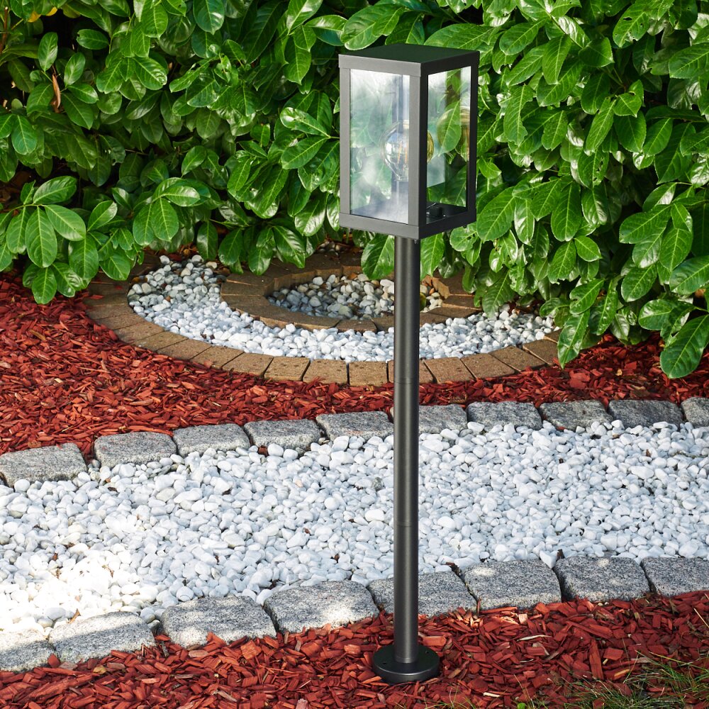 Lampadaire d'extérieur Caudry Noir, 1 lumière