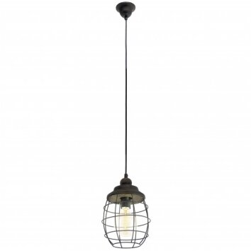 Suspension Eglo VINTAGE Brun, 1 lumière