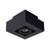 Spot de plafond Lucide XIRAX LED Noir, 1 lumière