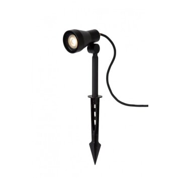 Lampe d'extérieur Lucide SPIKE Noir, 1 lumière