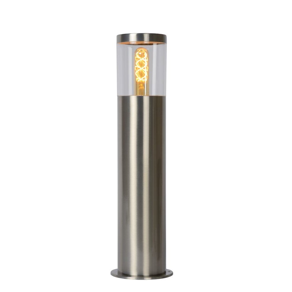 Borne lumineuse Lucide FEDOR Chrome, 1 lumière