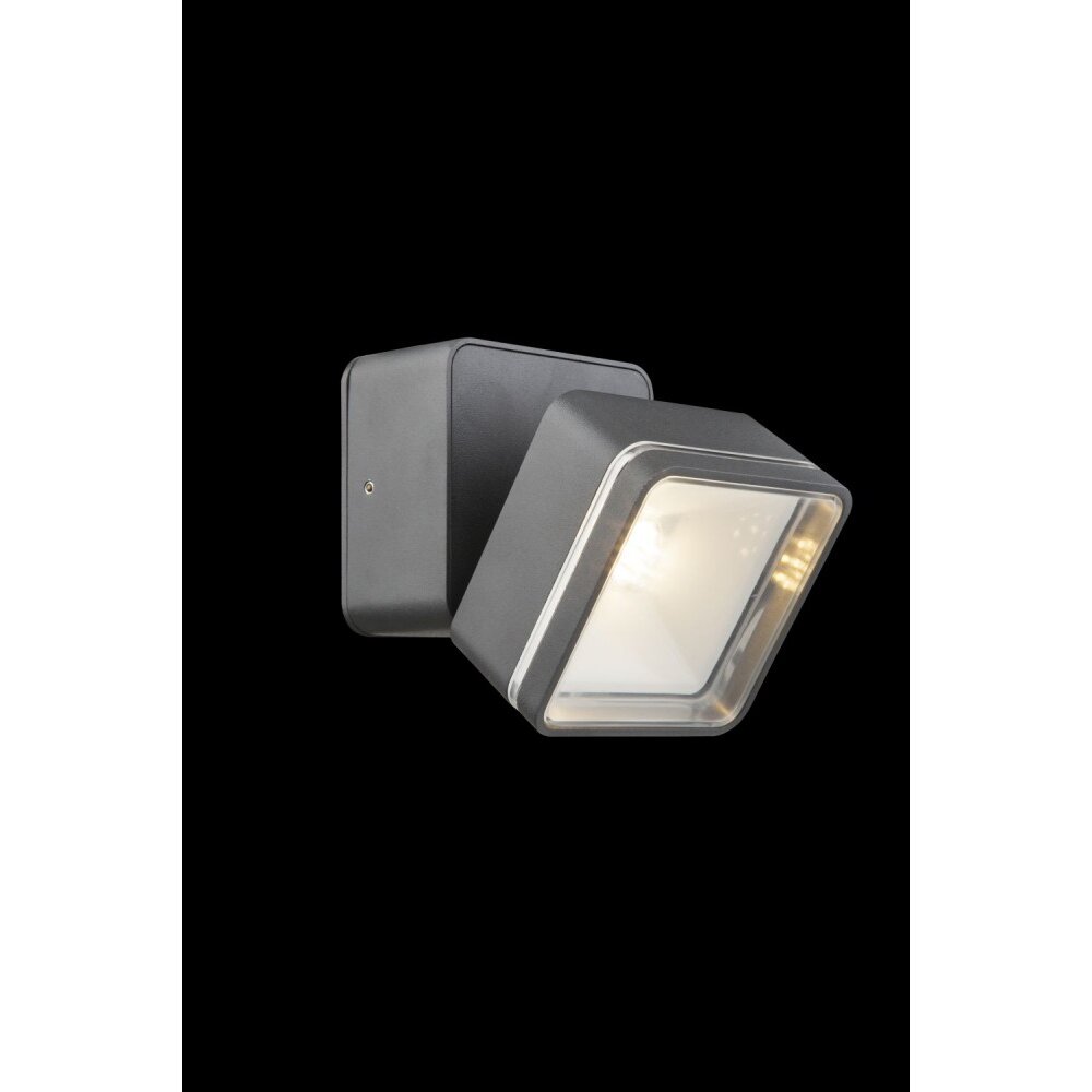 Applique murale d\'extérieur Globo LED Anthracite, 1 lumière main product photo