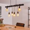 Suspension Barbengo Noir, 6 lumières