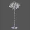 ICICLE Lampadaire, Lampadaire Luminaires Paul Neuhaus couleur acier inoxydable, 5 lumières