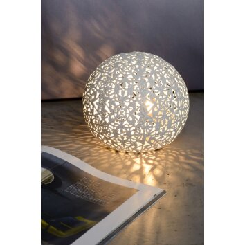 Lampe de table Lucide PAOLO Blanc, 1 lumière