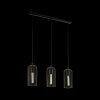 Suspension Eglo ROCCAMENA Cuivre, Noir, 3 lumières