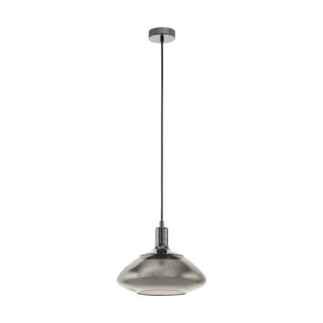 Suspension EGLO TORRONTES Nickel mat, Noir, 1 lumière