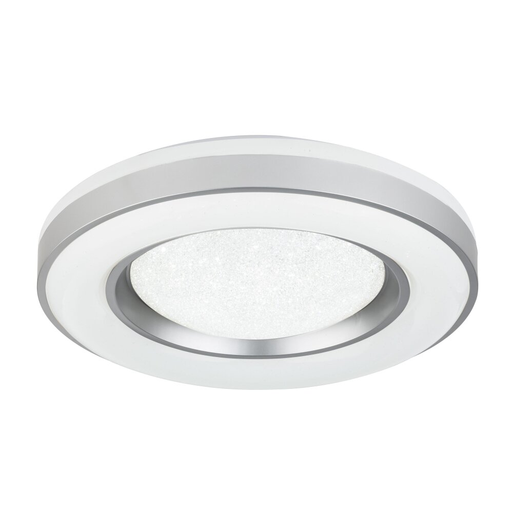 Plafonnier Globo COLLA LED Blanc, 1 lumière, Télécommandes, Changeur de couleurs main product photo