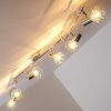 Spot de plafond Annai Chrome, 6 lumières
