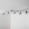 Spot de plafond Annai Chrome, 6 lumières