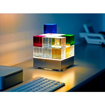 Cubelight Tecnolumen Lampe à poser LED Multicolore, Clair, 1 lumière