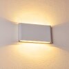 Applique murale d'extérieur Tinglev LED Blanc, 2 lumières