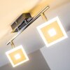 Spot de plafond Baramita LED Chrome, 2 lumières